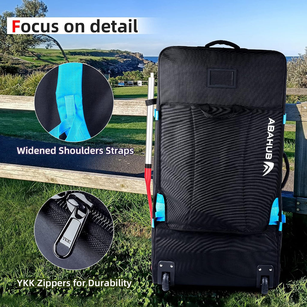 Abahub Premium iSUP Bag, Travel Carrying Backpack for Inflatable Stand Up Paddleboards, Paddle Board Accessories, Fits up to 12' ISUP