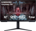 SAMSUNG 27-Inch Odyssey G51C Series QHD Gaming Monitor, 165Hz, 1ms, VESA Display HDR10, AMD FreeSync Premium, Black Equalizer, Virtual Aim Point, LS27CG512ENXZA