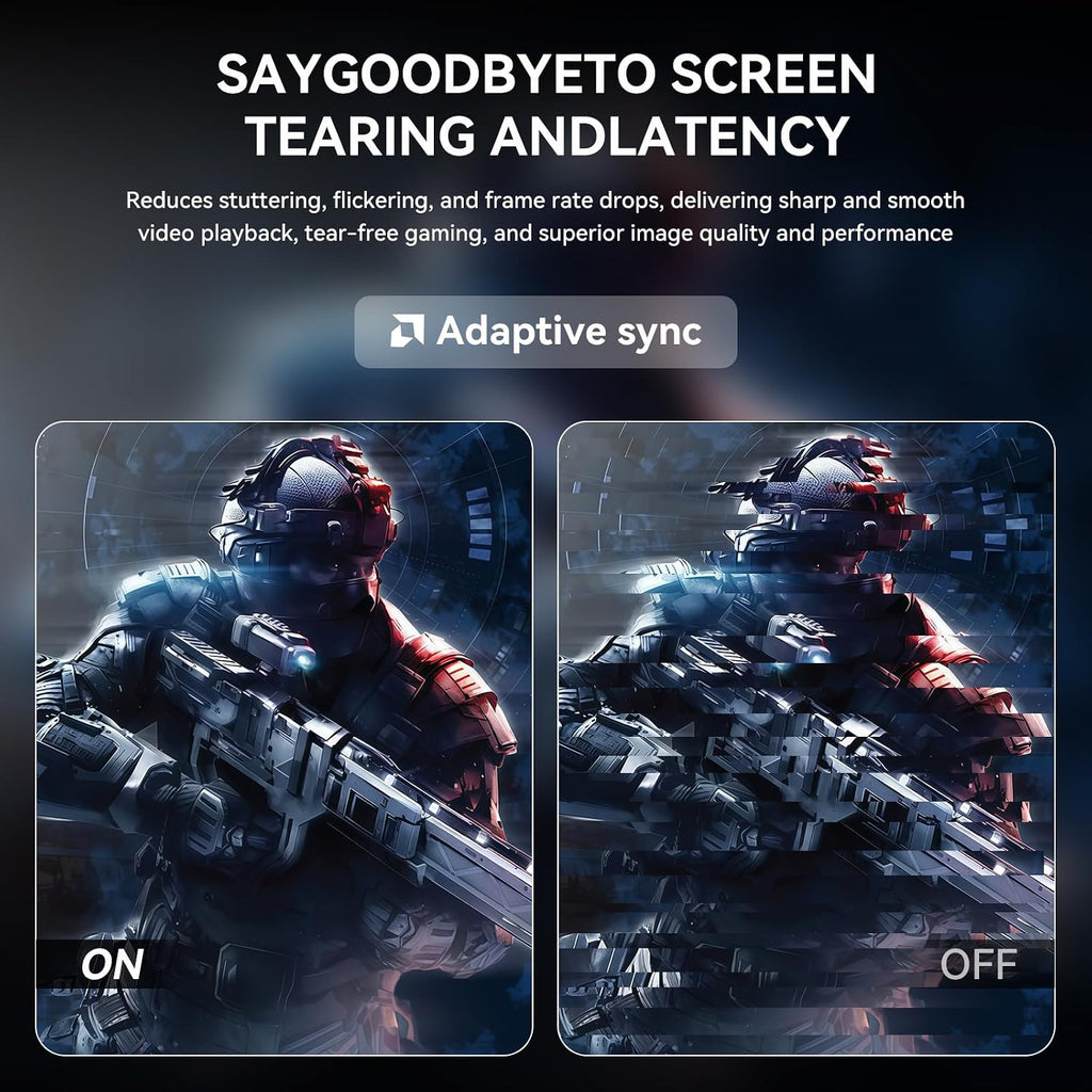 Raywego 27 inch 2K Gaming Monitor 180Hz, QHD 2560x1440 Computer Monitor, AMD FreeSync, HDMI 2.0 x2, DisplayPort, 99% sRGB for Gamers