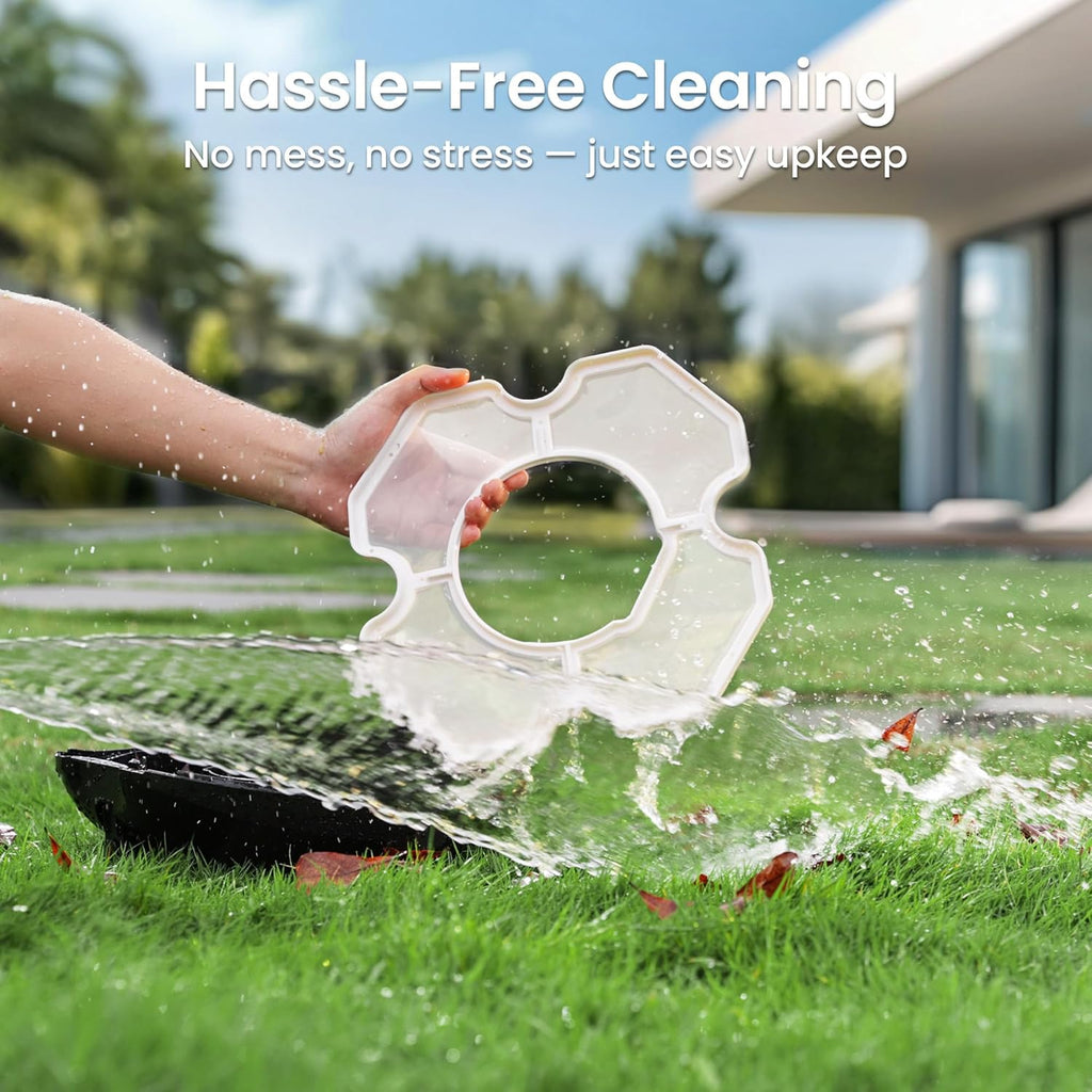 AIPER Seagull SE 2025 Cordless Robotic Pool Cleaner with LED Indicator, Self-Parking Technology, Lasts 90 Mins Runtime, Ideal for Above-Ground Pool up to 40 Feet, Grey & Teal