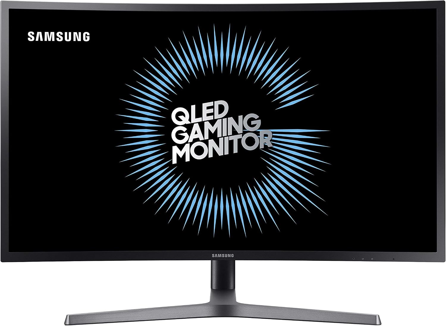 Samsung C27HG70 27-Inch HDR QLED Curved Gaming Monitor (144Hz / 1ms) Model C27HG70QQN (Renewed)