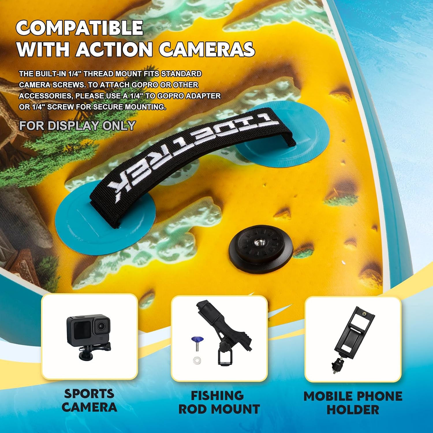 11'/11'6' x 33'/34' x 6' Inflatable SUP Paddle Board – Extra-Wide, Stable Stand Up Paddle Board with Premium Full Accessory Set for Adults & Youth