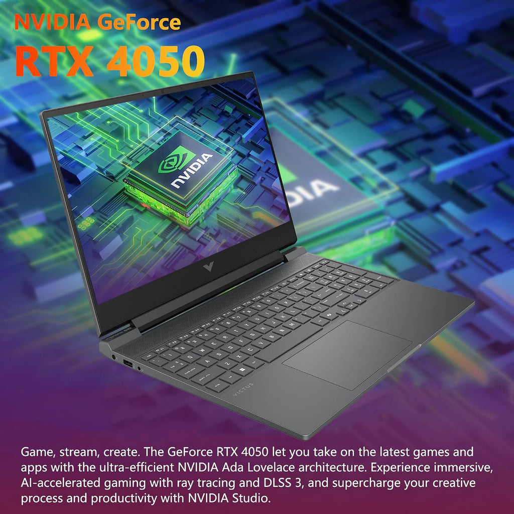 HP Victus Gaming Laptop | 15.6' FHD IPS 144Hz Anti-Glare | Intel 8-Core i5-13420H (>i7-12650H) | 64GB DDR4 2TB SSD | GeForce RTX 4050 6GB | Backlit Type-C WiFi 6 Fast Charge Win11 Pro w/DLCA Accessory
