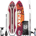 NIXY G5 Huntington Inflatable Paddle Board Compact SUP 9'6' x 32' x 6' Ultra-Light Stand Up Paddleboard, Welded Seams, Woven Drop Stitch for Durability
