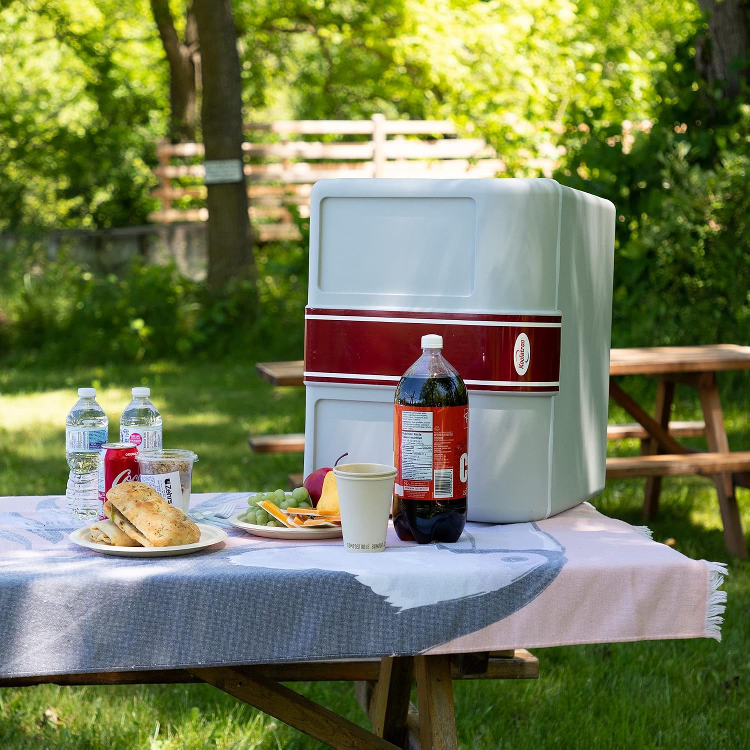 Koolatron 12V Iceless Cooler & Warmer – Portable Electric Cooler/Nevera Portátil Eléctrica for Car Truck Camper Boat, Hard Sided Mini Fridge for Camping Picnic Travel Lunch Food Drinks Office 45 qt