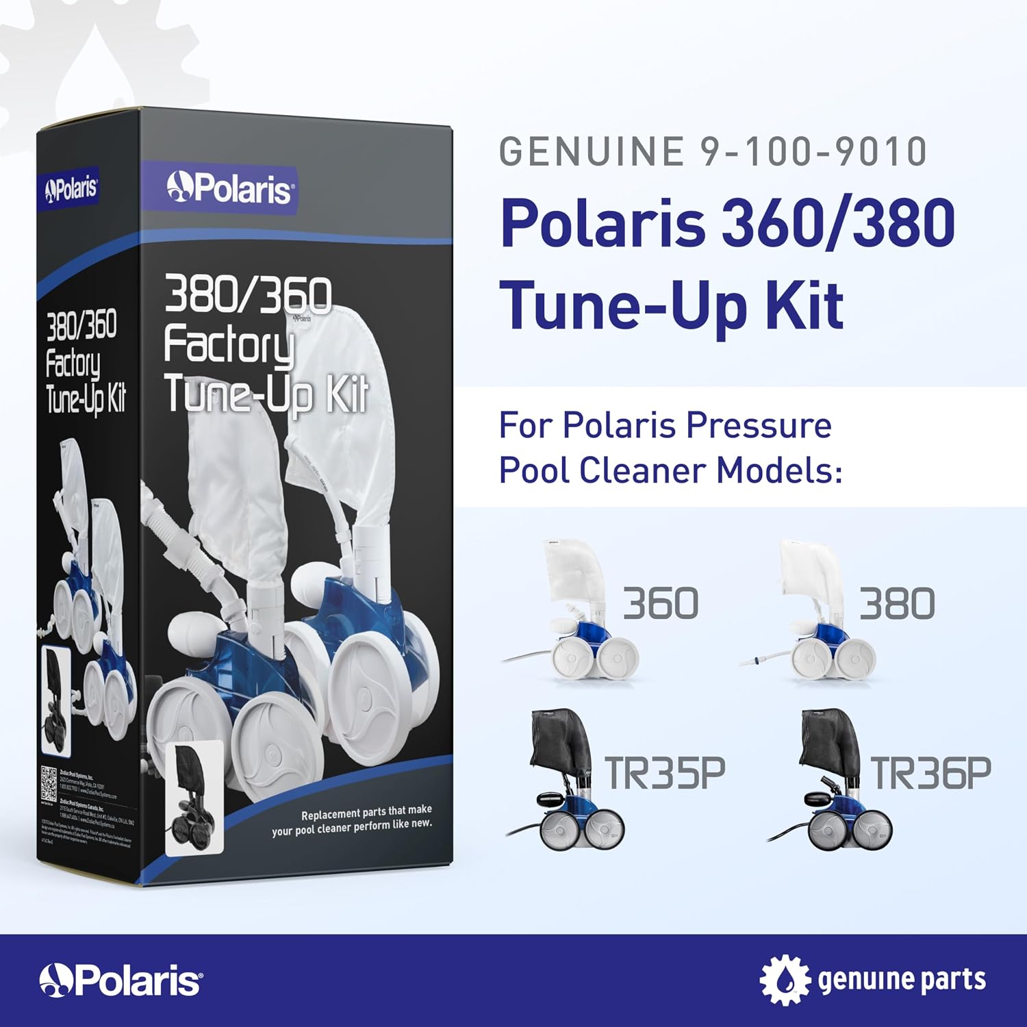 Polaris Genuine Parts 380/360 Black Max Factory Tune Up Kit, 9-100-9015 | Compatable with Polaris Models 360 BlackMax, 380 BlackMax