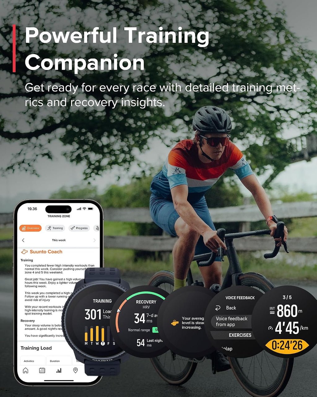 SUUNTO Race: GPS Sports Watch, Large & Bright AMOLED Color Screen, Long Battery Life