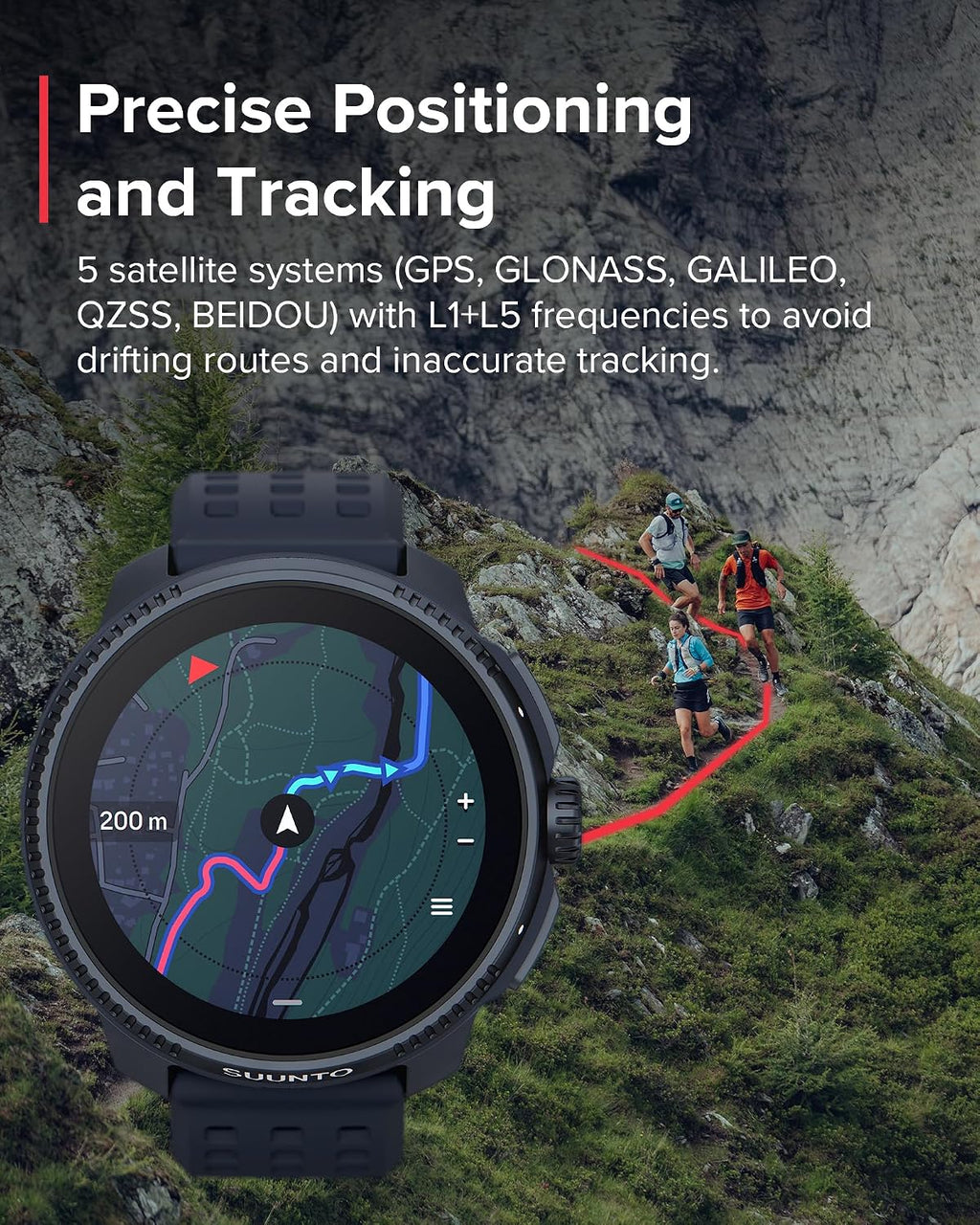 SUUNTO Race: GPS Sports Watch, Large & Bright AMOLED Color Screen, Long Battery Life