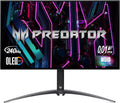 acer Predator X27U | 27' WQHD 2560 x 1440 OLED Gaming Monitor | AMD FreeSync Premium | Up to 240Hz | Up to 0.01ms | 1000nits@HDR 3% | DCI-P3 99% | Delta E<1 | USB Type-C, DP 1.4 & 2 x HDMI 2.0