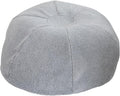 Flash Furniture Duncan Sherpa Bean Bag Chair, Classic Refillable Bean Bag Chair for Kids and Teens, Large, Gray