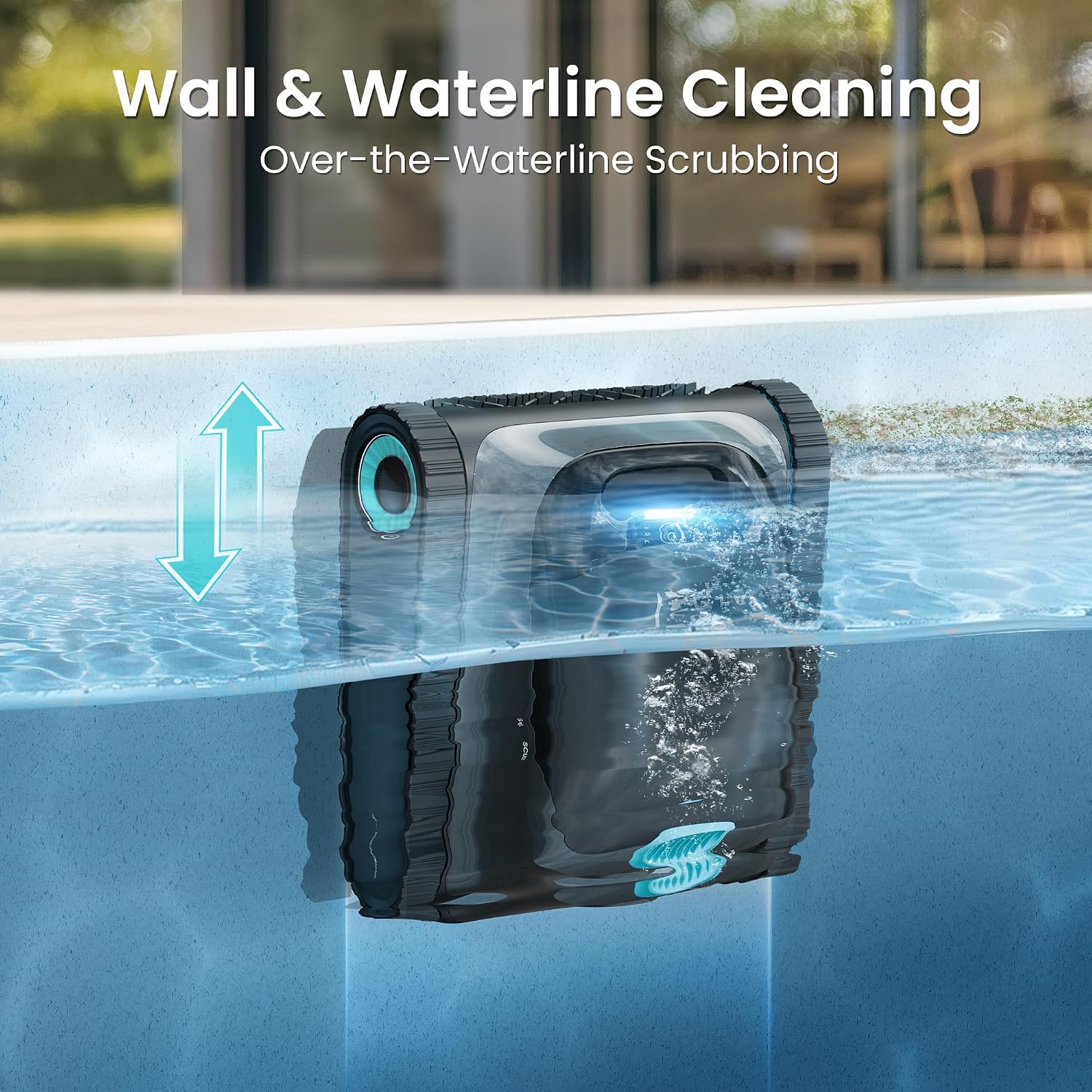 (2026 Upgrade) Aiper Scuba S1 Robotic Pool Cleaner, Weekly Custom Cleaning Plan, 270 Min Runtime, Smarter Navigation with 11 High-Precision Sensors, App Support-Obsidian（Renewed）