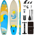 Starcity 11'x34*6' Blow Up Paddle Board, Inflatable Paddle Board, Spacious and Stable, Anti Slip and Easy to Operate, Large Size Suitable for Single Person/Family/Pet Use