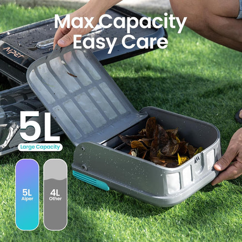 (2024 Upgrade) AIPER Surfer S1 Solar Powered Robotic Pool Skimmer with APP Support, Monitor Pool Temperature, 12 Hour Battery Life, Dual Charging Modes, Ideal for All Swimming Pool Types