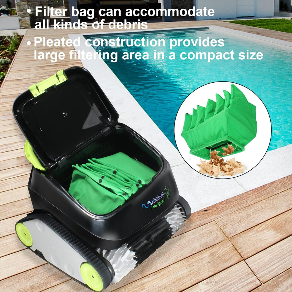 Nu Cobalt 731-i Automatic Pool Robot Wall Climber for Medium to Large In Ground Pools