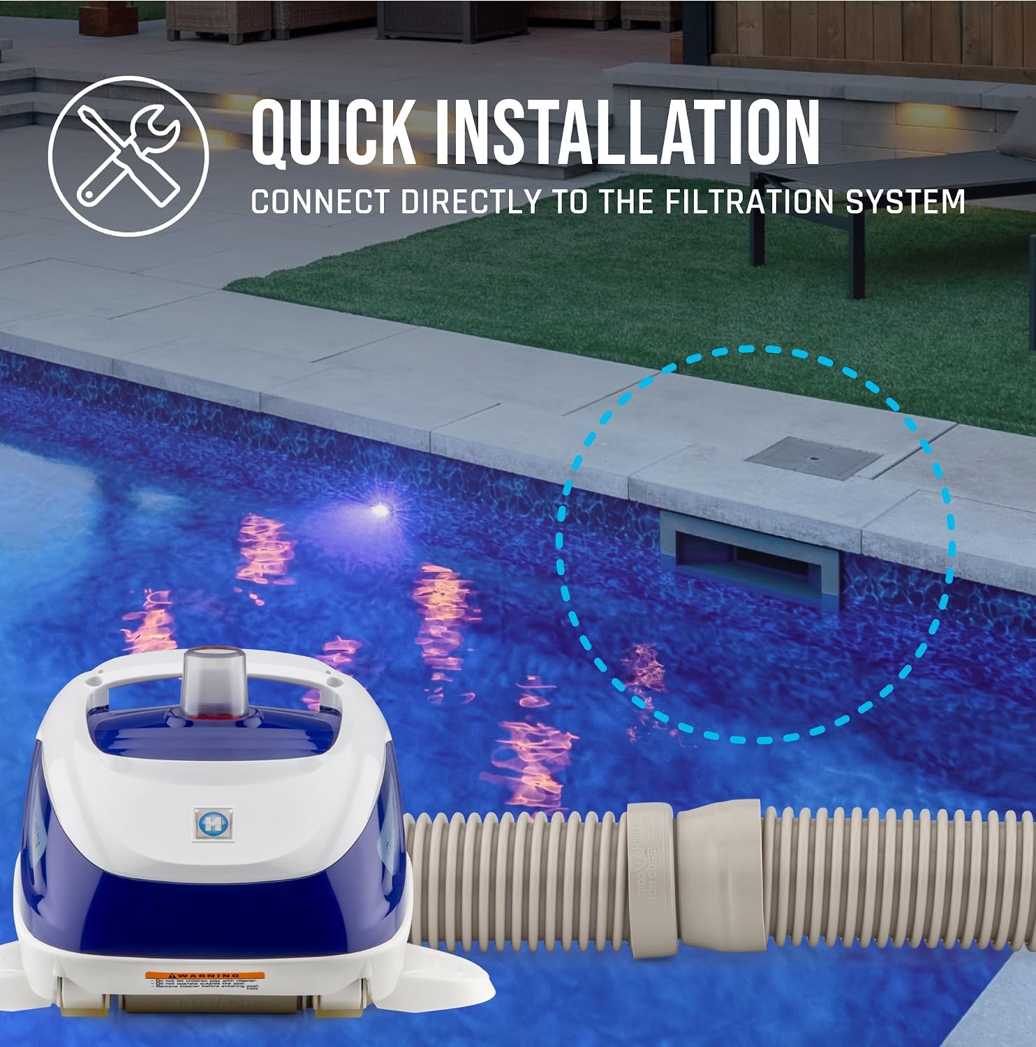 Hayward Pool Vacuum Navigator Pro Automatic Pool Vacuum for Inground Pools (Pool Cleaner for Vinyl Surfaces up to 20 x 40 ft) W3925ADV Same as 925ADV