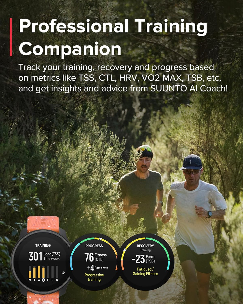 SUUNTO Race S GPS Sports Watch, 1.32' AMOLED Touchscreen w/Crown, 13 Days Battery Life, Training & Sleep Health Tracking, Dual-GNSS, 32GB Global Offline Maps, Lightweight for Running, Power Orange