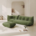 Bean Bag Chair for Adults Fireside Sofa Floor Lazy Couches with Ergonomic Corduroy Cozy Memory Foam Lounger Couch for Dorm, Apartment and Gaming Venue,Olive Green
