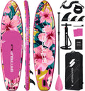 10'6'/11'Wide Inflatable Stand Up Paddle Board for Adults & Youth of All Skill Levels, with Premium SUP Paddleboard Accessories, Anti-Slip EVA Deck