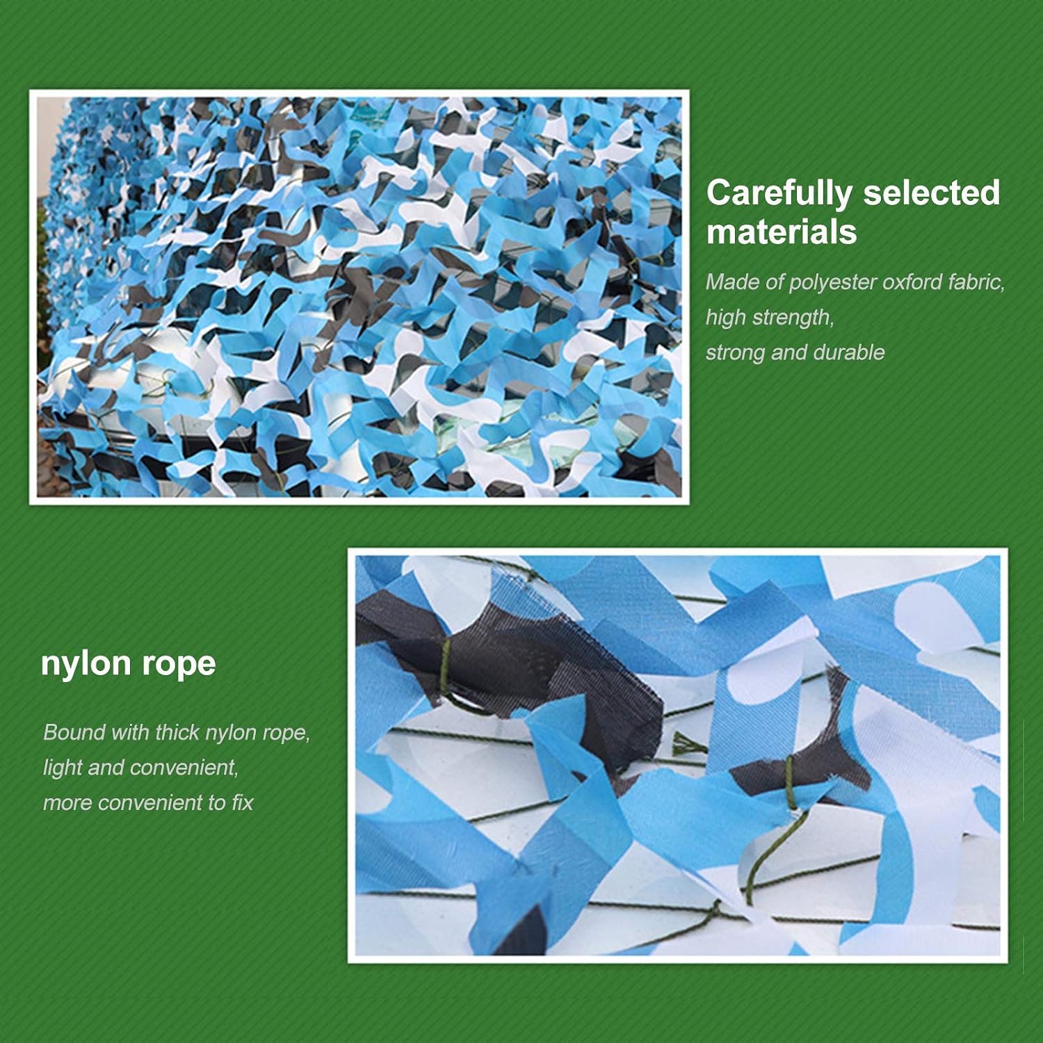 Camouflage Nets for Terraces,Pavilions,Garden Shading Nets,Military Decoration,Hunting,Sun Protection,Outdoor Activities Camo Netting,2×3M,3×5M,Durable Oxford Cloth Camo Net