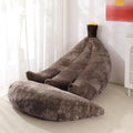 Banana Bean Bag Chair with Ottoman, Floor Sofa Bed with Footrest, Comfy Convertible Lounger for Adults, Plush Couch for Bedroom, Living Room or Dorm, L-Coffee