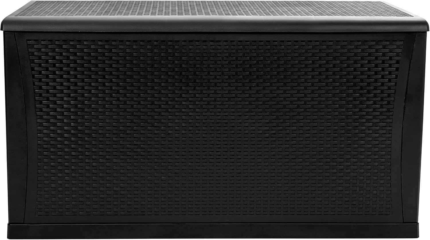Flash Furniture 120 Gallon Plastic Deck Box - All-Weather Patio Storage and Organization for Throw Pillows, Pool Toys or Garden Tools