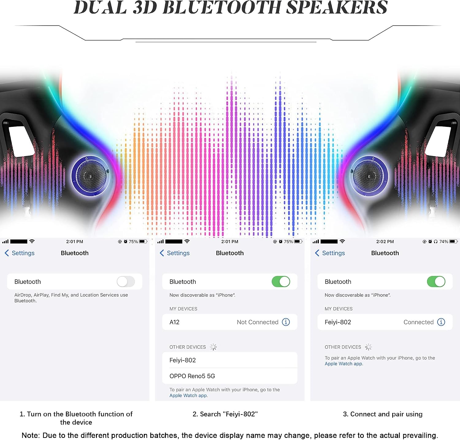 RGB Gaming Chair with Speakers, Video Game Chair with Massage and Footrest, High Back Computer Chair PU Leather Recliner Swivel Rocking Desk Chair Office Chair for Adults Teens Kids,Black