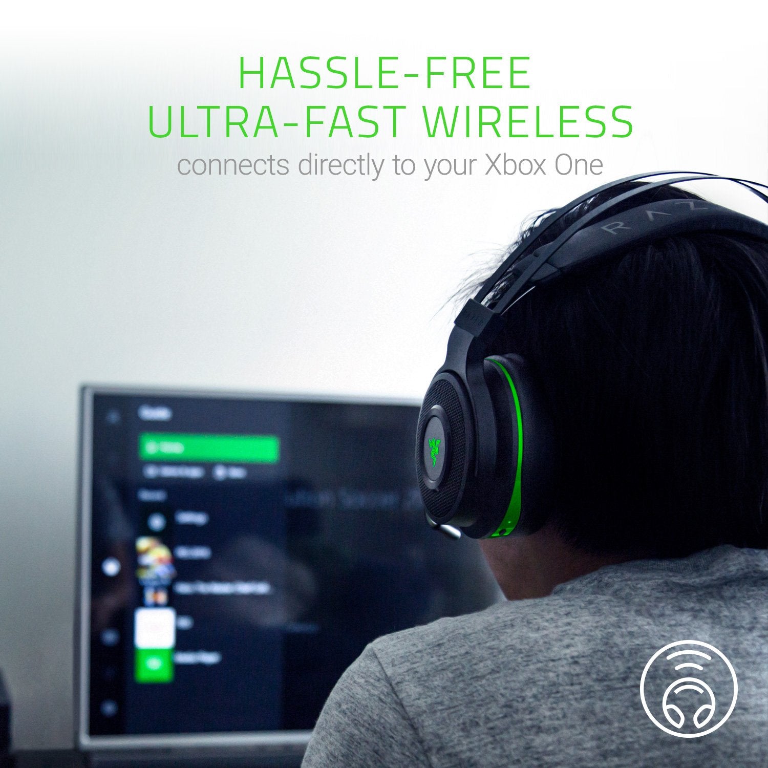 Razer Thresher for Xbox One: Windows Sonic Surround - Lag-Free Wireless Connection - Retractable Digital Microphone - Gaming Headset for PC, Xbox One, Xbox Series X & S