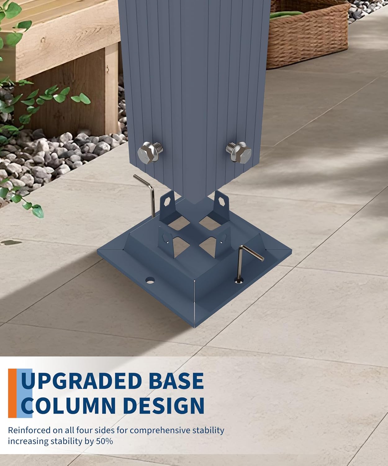 GAOMON 10x13 Ft Outdoor Pergola, Heavy-Duty Aluminum Patio Pergolas and Gazebos Clearance with Retractable Canopy Sun Shade, UV-Resistant Metal Pergola for Existing Deck, Backyard Garden Porch, Khaki