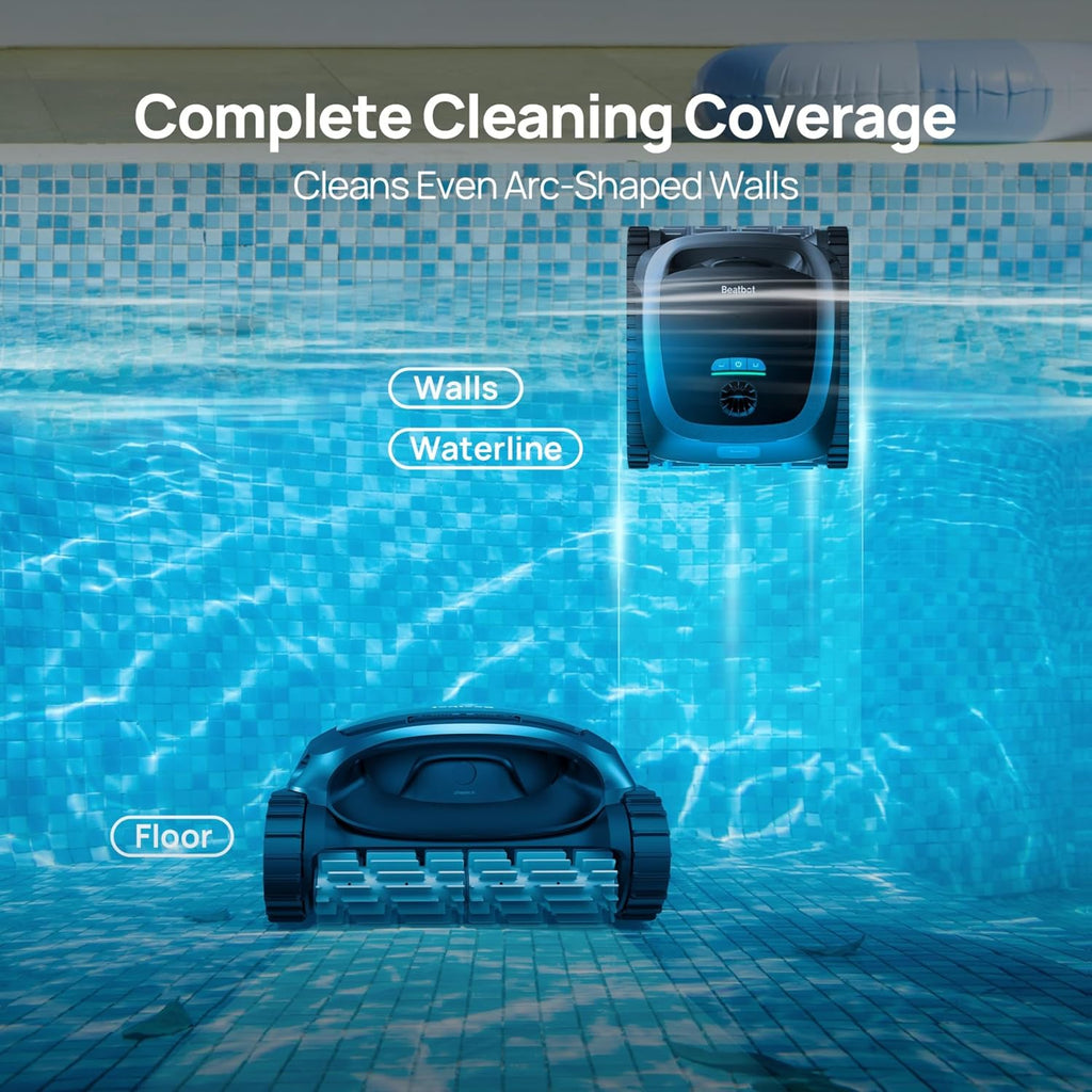 Beatbot A100 Cordless Robotic Swimming Pool Cleaning Vacuum, Wireless Charging, APP Controlled