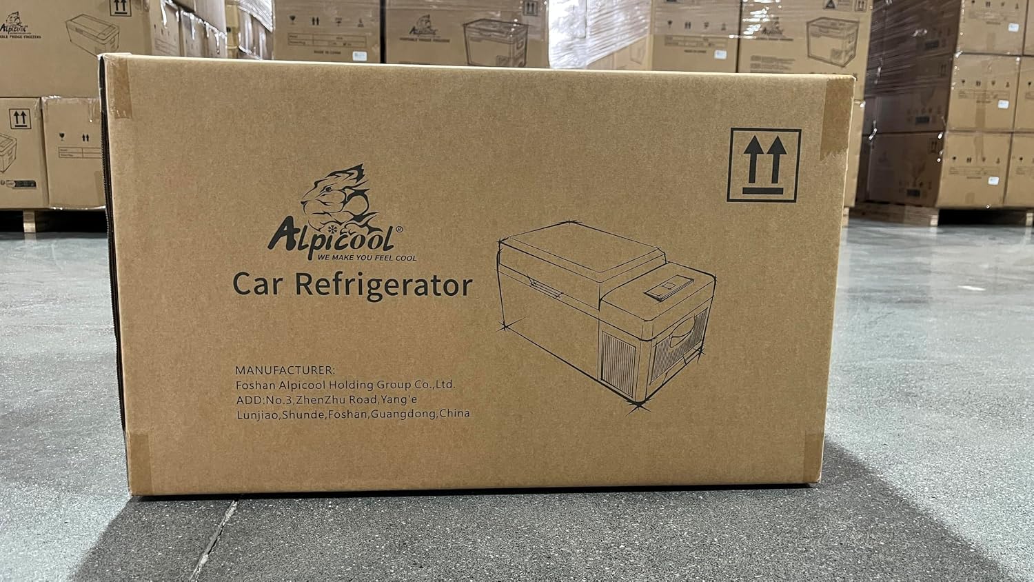 Alpicool Portable Fridge 12 Volt Car Refrigerator 21 Quart Freezer for Fishing, Camping, RV, Truck, Boat-12/24V DC