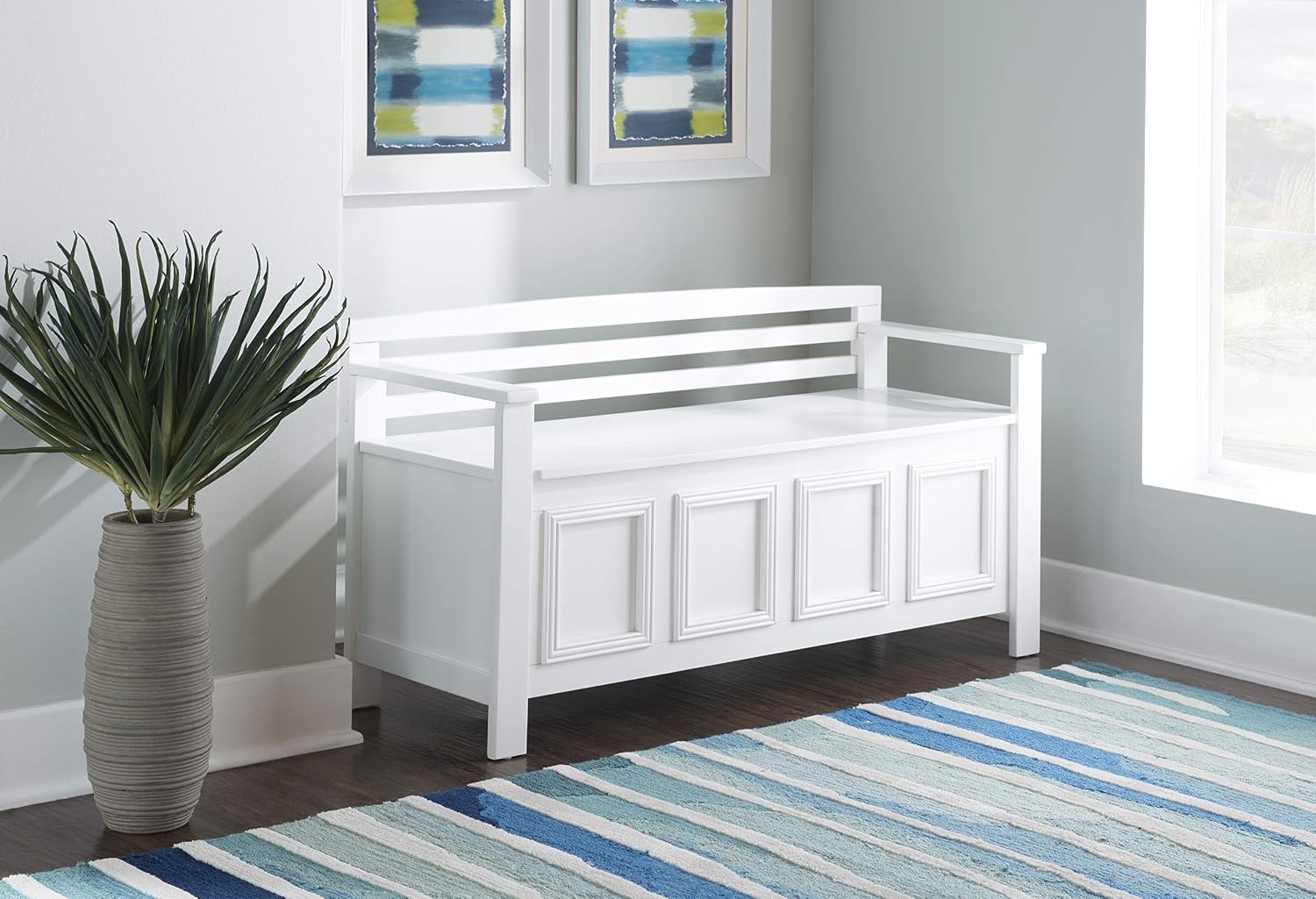 Linon Laredo Storage Bench