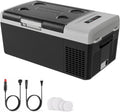 EKOJUCE Portable 12V Refrigerator, 17 Quart Compressor Electric Cooler, 12V Fridge -4℉-68℉, Portable Freezer for Camping, RV, Outdoor