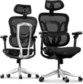 FLEXISPOT ErgoX Max Ergonomic Office Chair Black - Aluminum Alloy Frame & Base, 661 lb Capacity, 5D Armrests, 4D Adaptive Lumbar & 4D Headrest 1