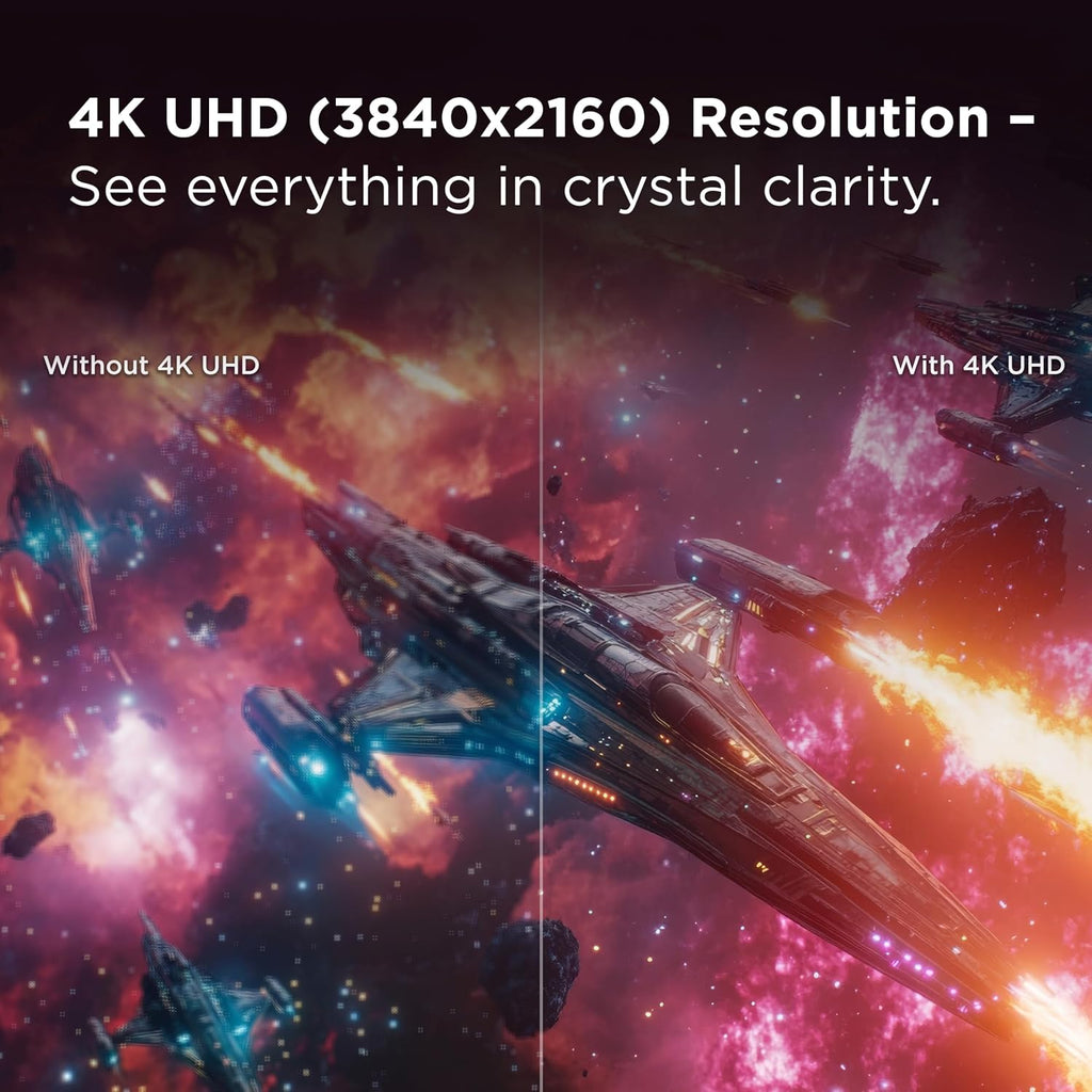 TCL 27' R94 Series 4K UHD HDR QD-Mini LED Gaming Monitor (27R94, 2025 Model) Halo Control System, 165Hz Refresh Rate, LD2304 Precise Dimming Series, HDR1400 Brightness, 1ms, AMD FreeSync NVIDIA G-SYNC