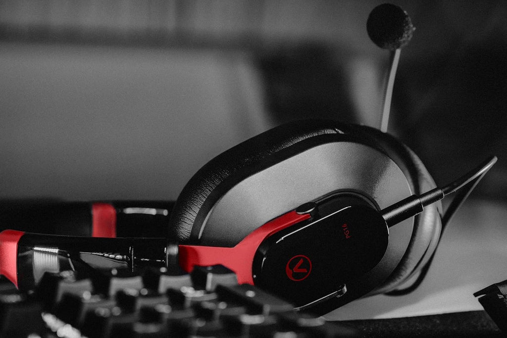 Austrian Audio PG16 Pro Gaming Headset with Microphone (Foldable Gaming Accessories, High Resolution Sound, Memory Foam Ear Pads for Optimal, Detachable 1.4m Cable), Black/Red, One Size