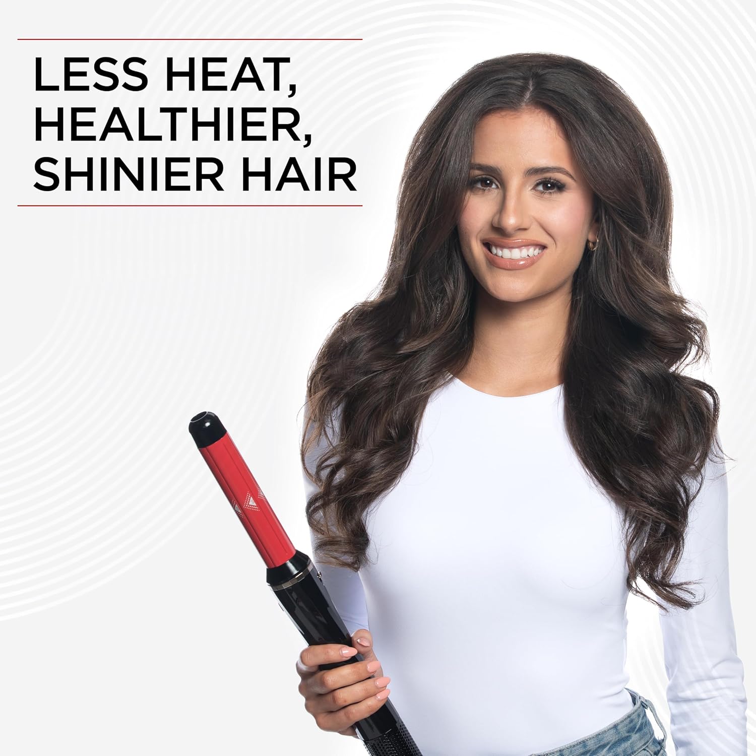 CHI Lava AirWave & CHI 44 Iron Guard (2 Oz) Gift Duo, Volumizes, Curls & Dries Hair for Frizz-Free Results, Low Heat for Less Damage, Black & Red
