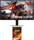 Samsung 32DG8 32 Inch Odyssey G80SD 4k UHD Smart Gaming Monitor with 5 Year Amber Protection Plan (2024)