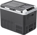 EKOJUCE 12 Volt Car Refrigerator, 37QT(35L) Electric Cooler, Dual Zone Portable Freezer with 12/24V DC & 100-240V AC, -4℉-68℉, Car Fridge for Truck Camping Travel RV Road Trips