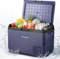 BODEGACOOLER 12 Volt Car Refrigerator, 53QT(50L) IPX4 Waterproof Electric Cooler, 31dB Ultra-Quiet Car Fridge APP Control with 12/24V DC 110-240V AC, -4℉~68℉, Portable for Truck RV Camping, Travel