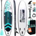 OutdoorCrusier Ultra-Portable Inflatable Stand-Up Paddle Board, Lightweight & Stable with Non-Slip Design, Complete SUP Accessories, Durable Drop-Stitch Material
