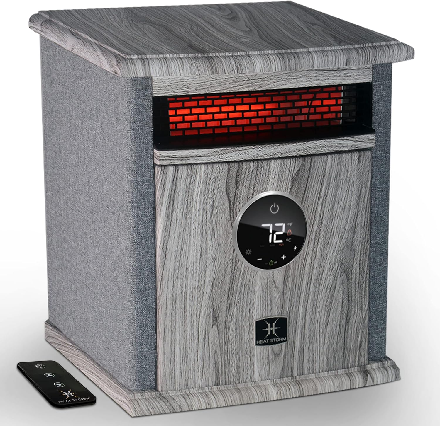 Heat Storm HS-1500-ILODG Cabinet Heater, 15' H x 13.5' W x 11' D, Gray