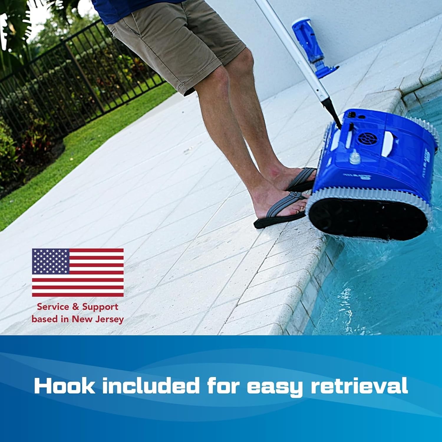 (All-New 2026) POOL BLASTER CX-300 Cordless Robotic Pool Cleaner for Smaller Inground & Above Ground Pools, 2.5 Hr Runtime, Wall Climbing, Smart Navigation, Rechargeable, Lightweight Robot Pool Vacuum