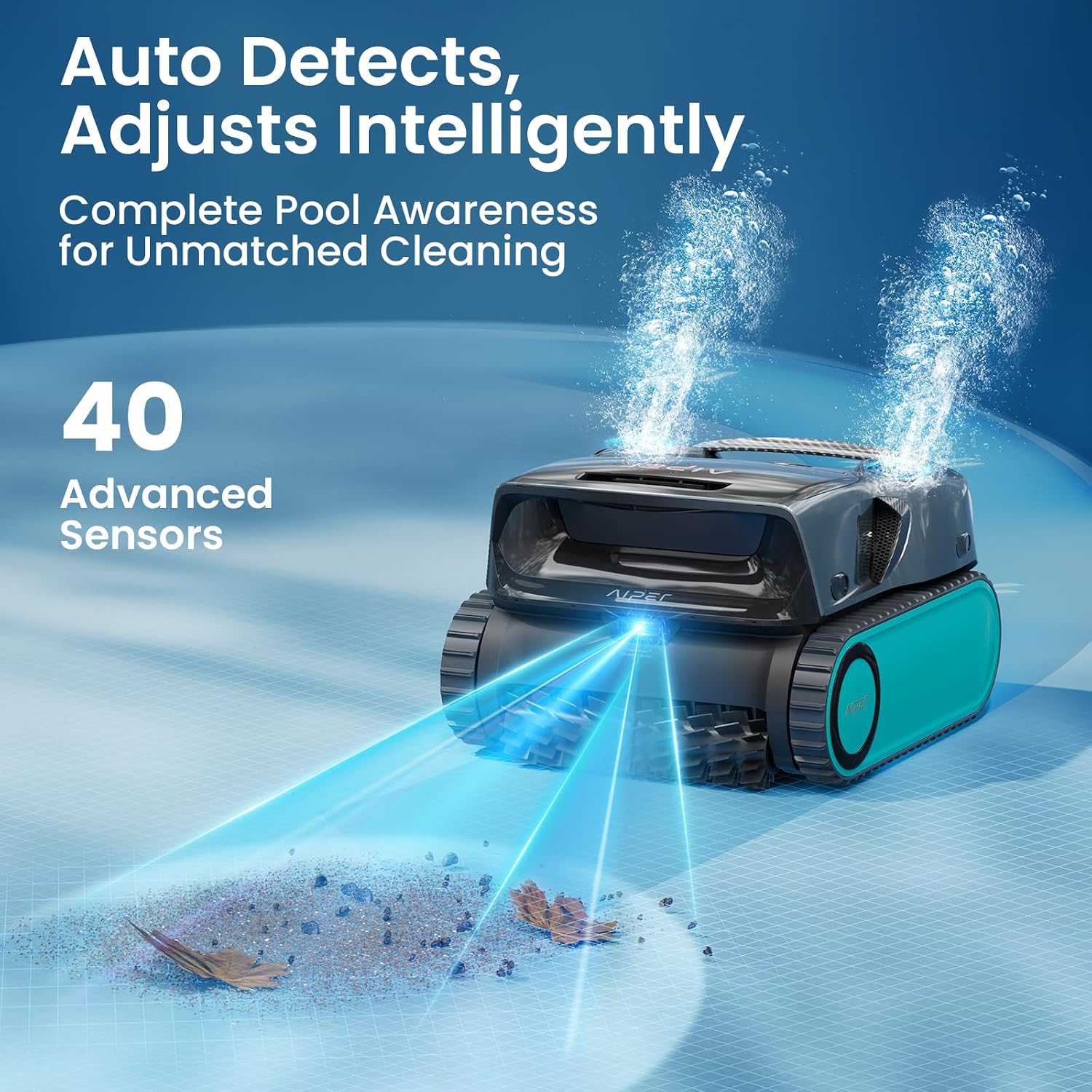Aiper Scuba X1 Pro Max All-in-One Pool Cleaning Robot & Skimmer with 8,500 GPH Suction, Ultra-fine Filtration, Smart Surface Parking, for All Inground Pools, Blue