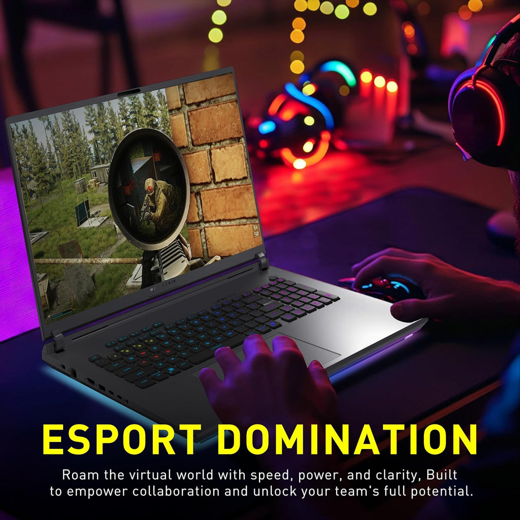 ASUS ROG Strix G18 18' 2.5K 240Hz Gaming Laptop, Intel Ultra 9 275HX, NVIDIA GeForce RTX 5060, 16GB DDR5, 2TB Storage (1TB SSD+1TB Docking Station Set), Backlit Keyboard, Wi-Fi 7, Win 11 Pro, Gray