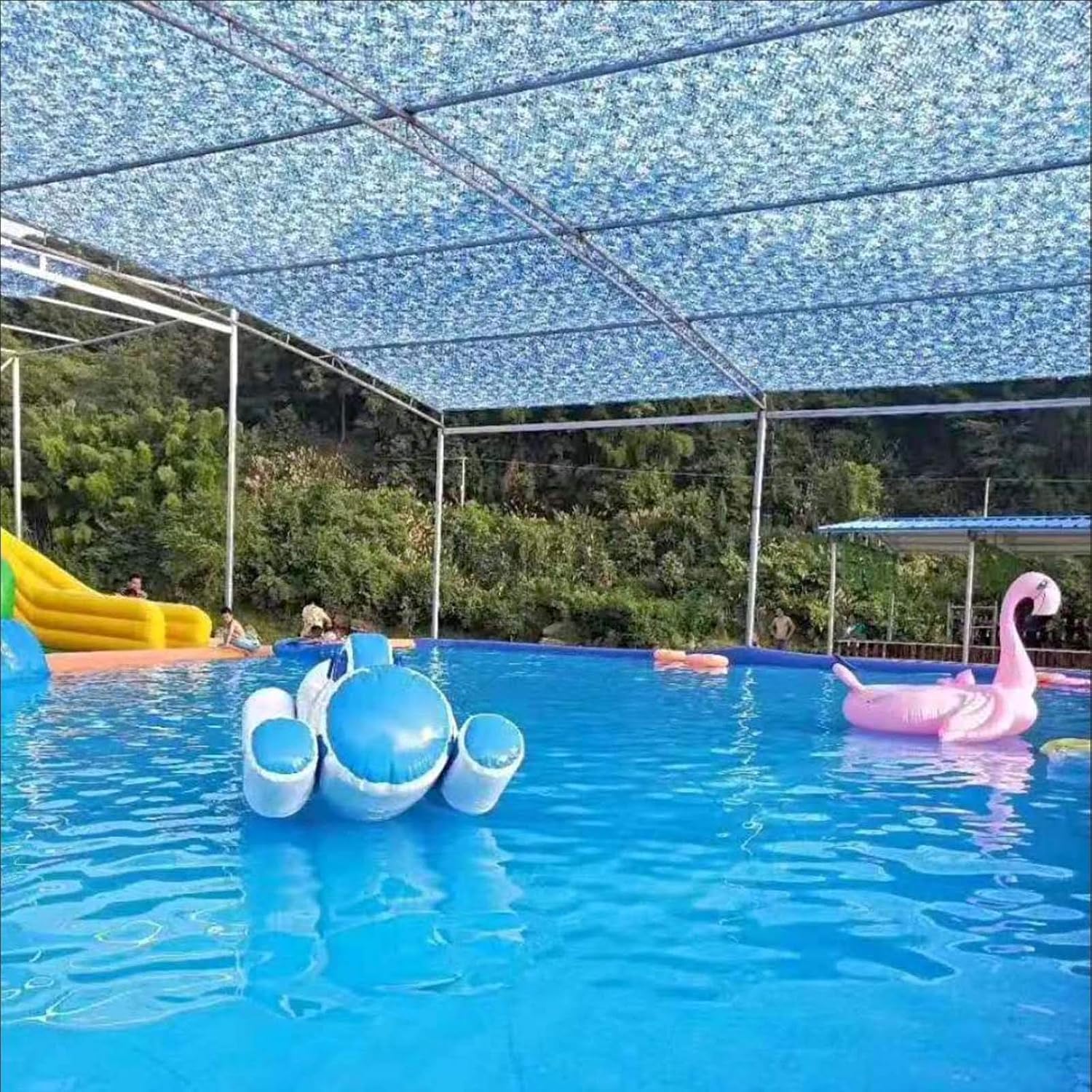 Camouflage Nets for Terraces,Pavilions,Garden Shading Nets,Military Decoration,Hunting,Sun Protection,Outdoor Activities Camo Netting,2×3M,3×5M,Durable Oxford Cloth Camo Net