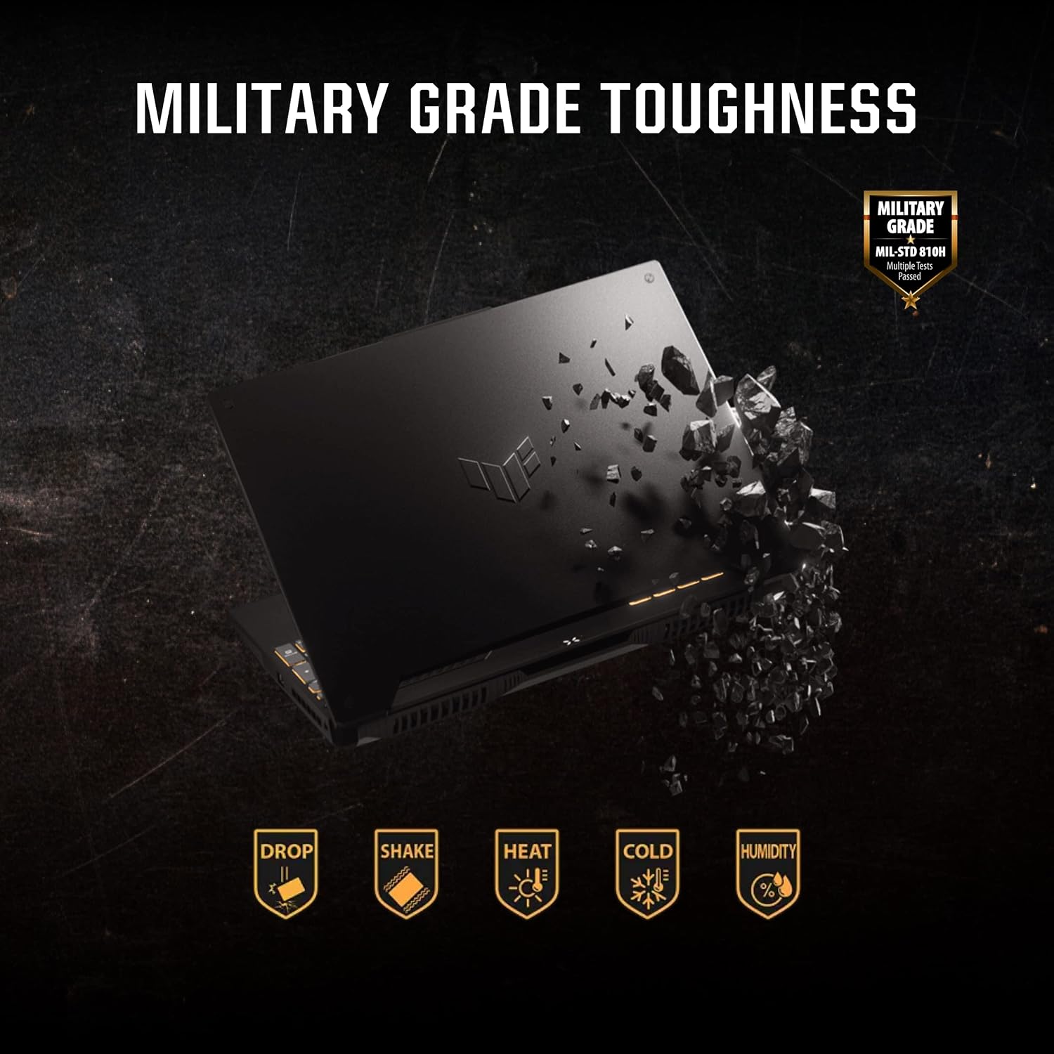 ASUS TUF Gaming F15 Gaming Laptop, 15.6â€ 144Hz FHD IPS-Type Display, Intel Core i5-11400H Processor, GeForce RTX 3050 Ti, 16GB DDR4 RAM, 512GB PCIe SSD, Wi-Fi 6, Windows 11 Home, FX506HEB-RS53, Black
