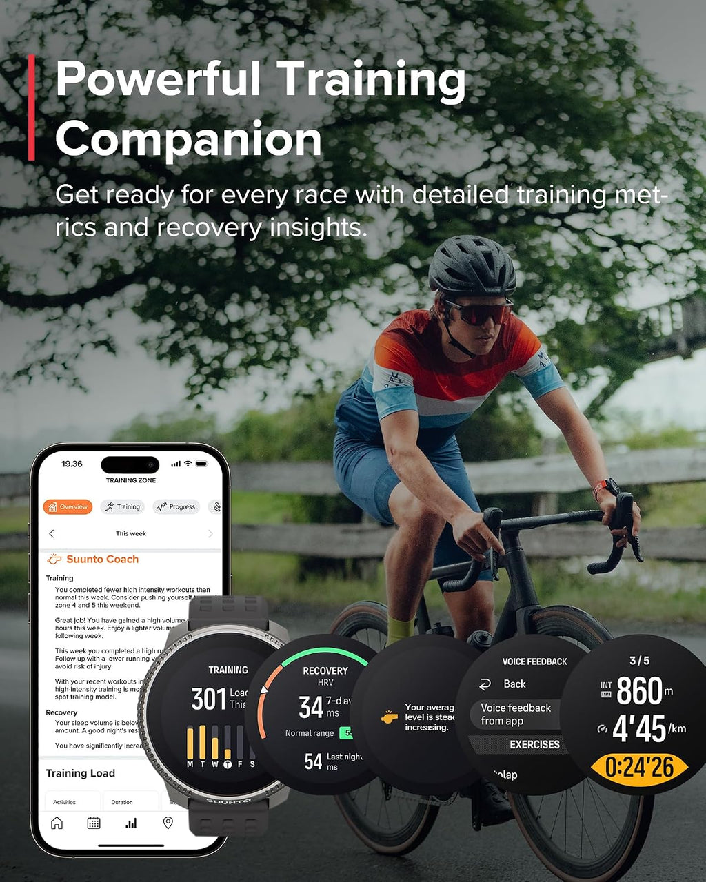 SUUNTO Race: GPS Sports Watch, Large & Bright AMOLED Color Screen, Long Battery Life