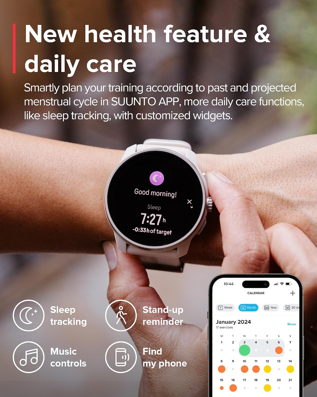 SUUNTO Race S GPS Sports Watch, 1.32' AMOLED Touchscreen w/Crown, 13 Days Battery Life, Training & Sleep Health Tracking, Dual-GNSS, 32GB Global Offline Maps, Lightweight for Running, Ti Canary