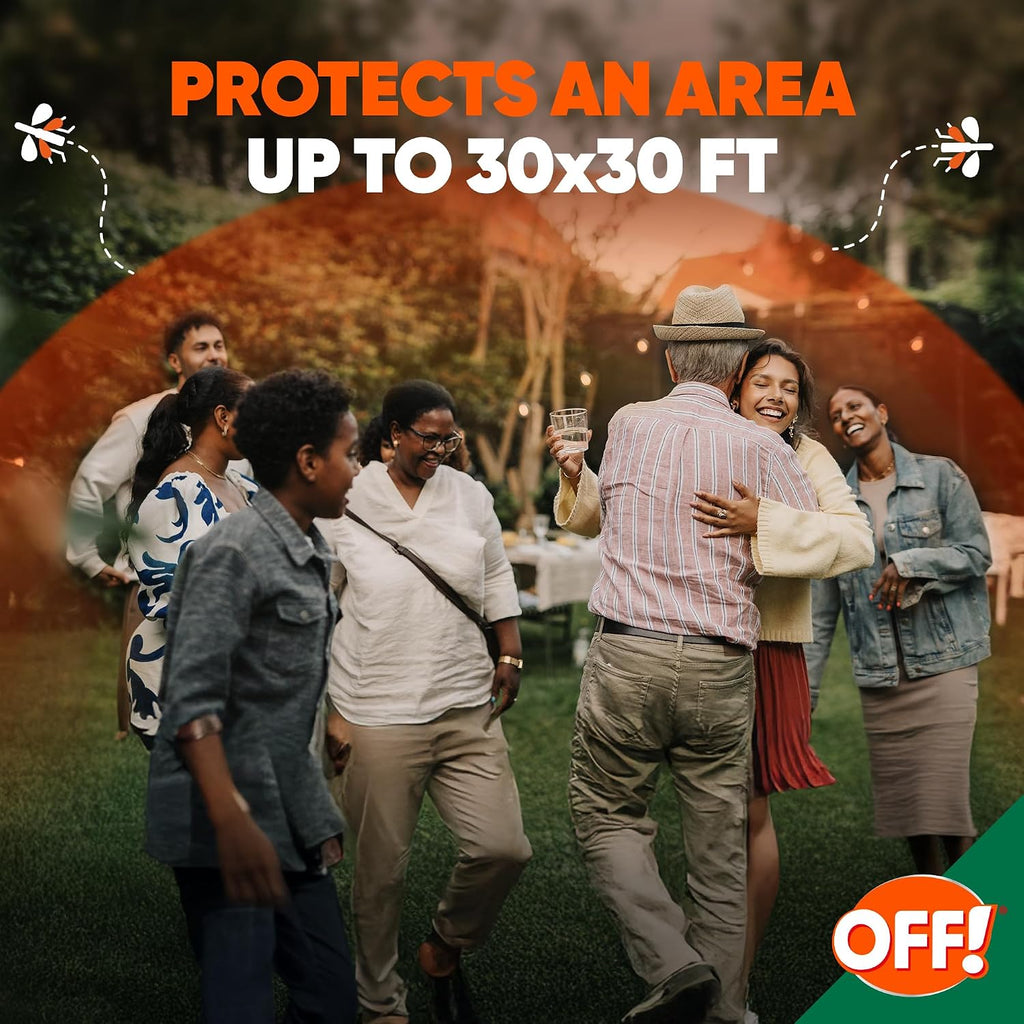 OFF! Outdoor Insect & Mosquito Repellent Fogger, Backyard Pretreat, Kills & Repels Insects in an up to 900 sq, ft, Area, 16 oz (Pack of 10)