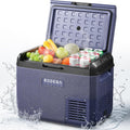 BODEGA12 volt Car Refrigerator -32 QT Portable Freezer IPX4 Waterproof Car Fridge Electric Cooler Ultra-Quiet for Truck Van Camping Travel 12/24V DC 110~240 Volt AC,-4℉~68℉